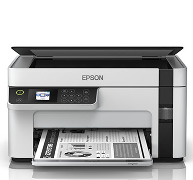 [C11CJ18301] Multifuncional Epson EcoTank M2120, Blanco y Negro, Inyección, Tanque de Tinta, Inalámbrico, Impresora Copiadora y Escáner, 32ppm SKU: C11CJ18301