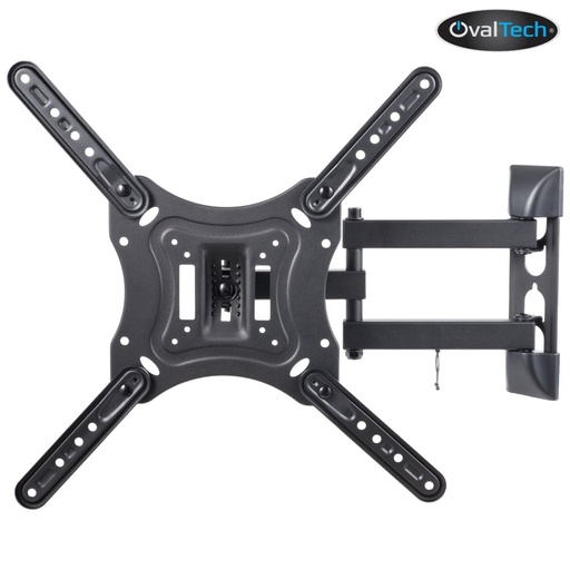 [OVTV-M2355] Ovaltech Soporte de Pared OVTV-M2355 para Pantalla 23'' - 55'', hasta 30Kg, Negro SKU: OVTV-M2355