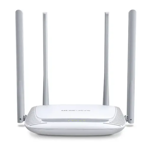 [MW325R] Router Mercusys Fast Ethernet MW325R, Inalámbrico, 300 Mbit/s, 2.4GHz, con 4 Antenas Omnidireccionales de 5dBi NIC-2377 SKU: MW325R