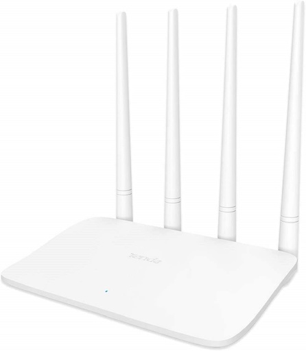 [F6] Router Tenda Fast Ethernet F6, Inalámbrico, 300Mbit/s, 4x RJ-45, 2.4GHz, 4 Antenas Externas de 5dBi SKU: F6