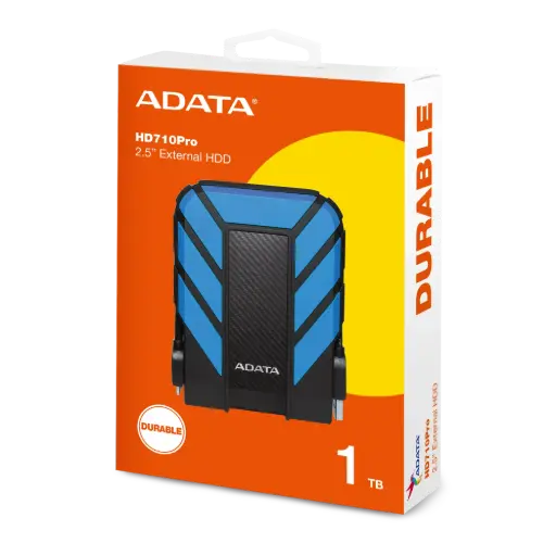 [AHD710P-1TU31-CBL] Disco Duro Externo Adata HD710 Pro 2.5", 1TB, USB 3.0, Negro/Azul, A Prueba de Agua y Golpes - para Mac/PC HD-1656 SKU: AHD710P-1TU31-CBL