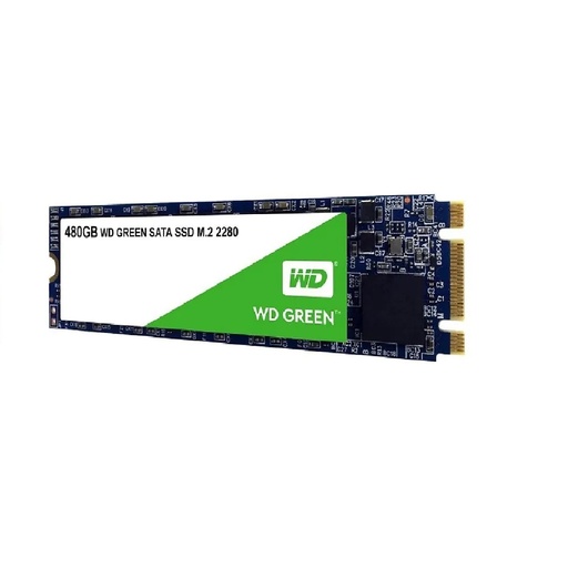 SSD Unidad de Estado Sólido Western Digital Green WDS480G2G0B de 480GB, M.2 SATA III (6Gb/s). SKU: WDS480G2G0B