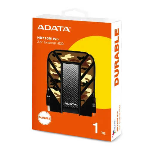 [AHD710MP-1TU31-CCF] Disco Duro Externo Adata HD710M Pro 2.5'', 1TB, USB 3.0, Camuflaje, A Prueba de Agua, Polvo y Golpes - para Mac/PC HD-1662 SKU: AHD710MP-1TU31-CCF