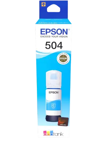 [T504220-AL] T504220-AL Cian Original Bote de Tinta Epson L4150, L4160, L6270, L14150, L6161, L6171, L4260, L6191, L14150 70ML 6,000 Pag. SKU: T504220-AL