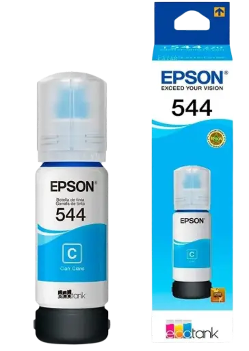 [T544220-AL] T544220-AL Cian Original Bote de Tinta Epson L1110, L3210, L3251, L1210, L3250, L5190, L3150, L3110, L5290, L1250, L5590 65ml SKU: T544220-AL