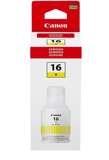 [4420C001AA] GI-16 Amarillo Original Bote de Tinta GI16 Canon Maxifi GX6010, GX7010, GX5010 132ml SKU: 4420C001AA