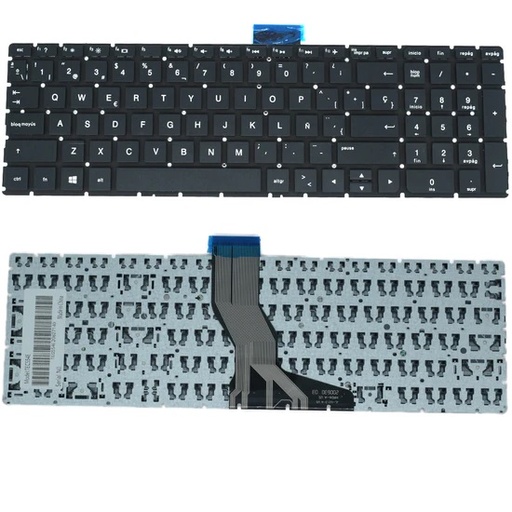 TEC554E Teclado color Negro (SP) para HP 15-ab 15ab 15-ab000 15-ab100 ENTER DELGADO *SIN BACKLIGHT