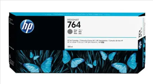 [C1Q18A] HP 764 Gris Original Cartucho de Tinta HP764 HP DesignJet T3500 300ml SKU: C1Q18A