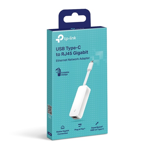 [UE300C] TP-Link Adaptador de Red USB TIPO C - RJ45 UE300C, Alámbrico, 10000 Mbit/s AC-10009 ACCTPL680 SKU: UE300C