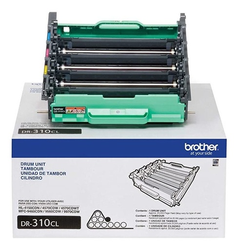 [DR310CL] DR310CL Original Unidad de Imagen Drum Brother DR-310CL HL-4150CDN, HL-4570CDW, HL-4570CDWT, MFC-9460CDN, MFC-9560CDW, MFC-9970CDW 25,000 Páginas SKU: DR310CL